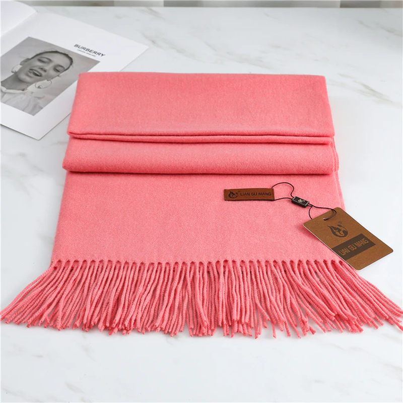 Krystal Cashmere Scarf – Women's Premium Warm & Stylish Winter Shawl in 10 Trendy Colors