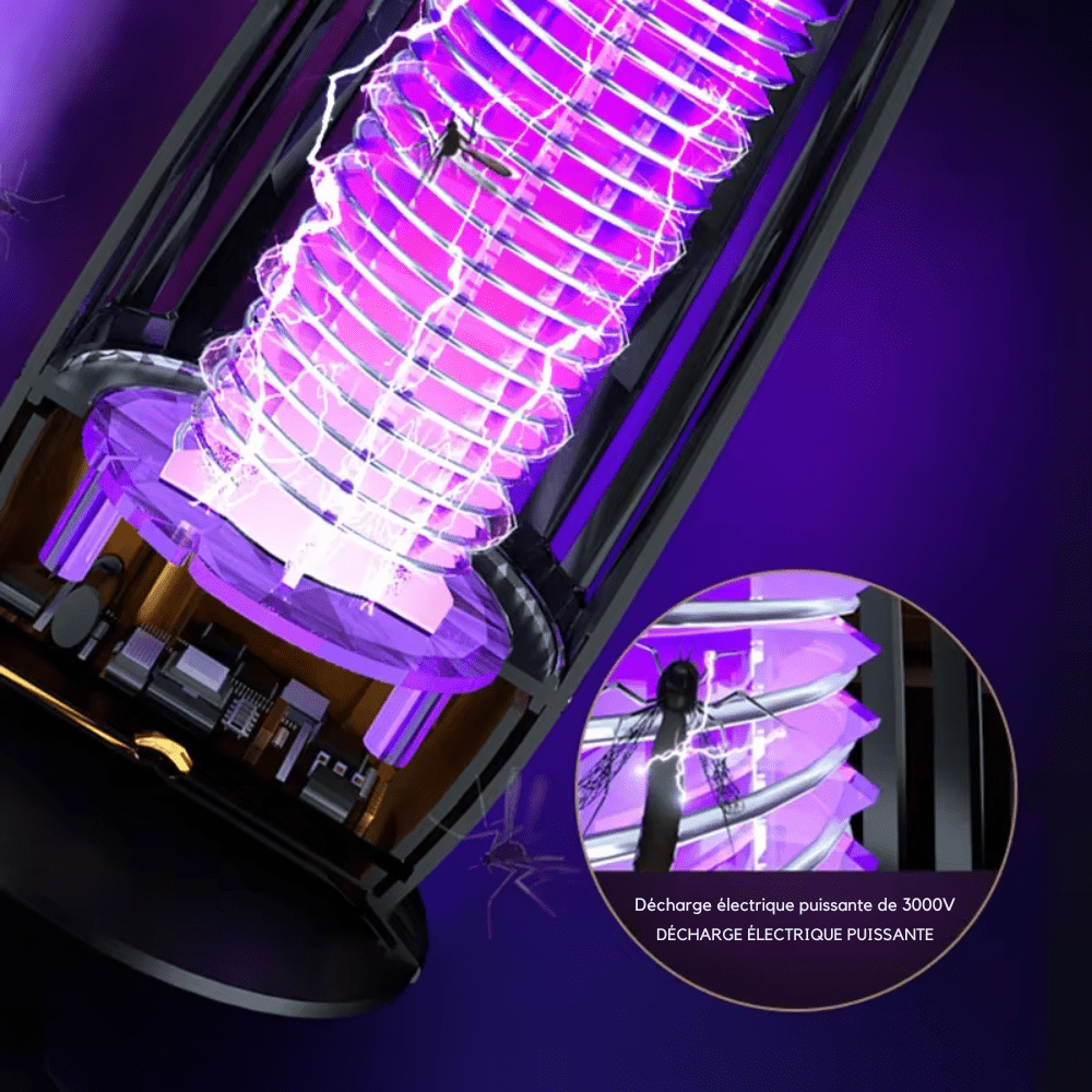 Wireless & Rechargeable Electric Mosquito Lamp with UV Light – Indoor & Outdoor Bug Zapper
