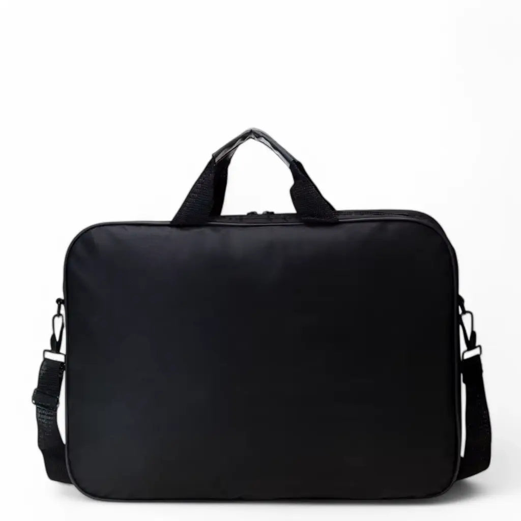 Ultralight 17-Inch Black Laptop Bag – Spacious, Stylish & Travel-Ready