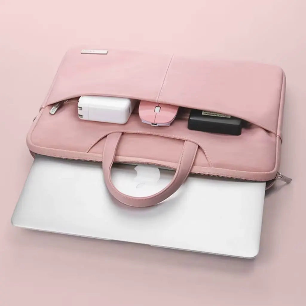 13.3-Inch Lightweight Women's Laptop Bag – Stylish Pastel Colors for Daily Use