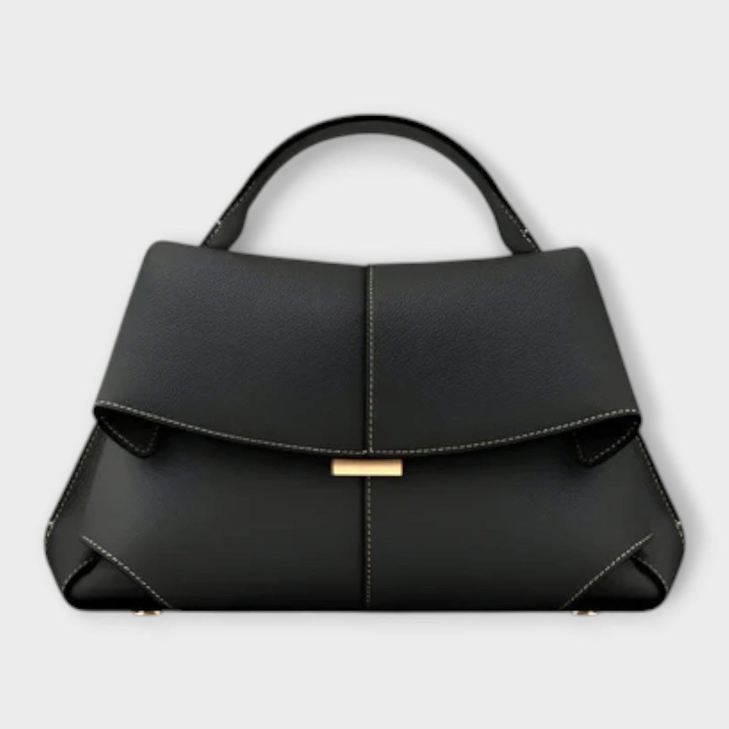 Luxe Geometric Vegan Leather Handbag – Sleek, Sustainable & Stylish