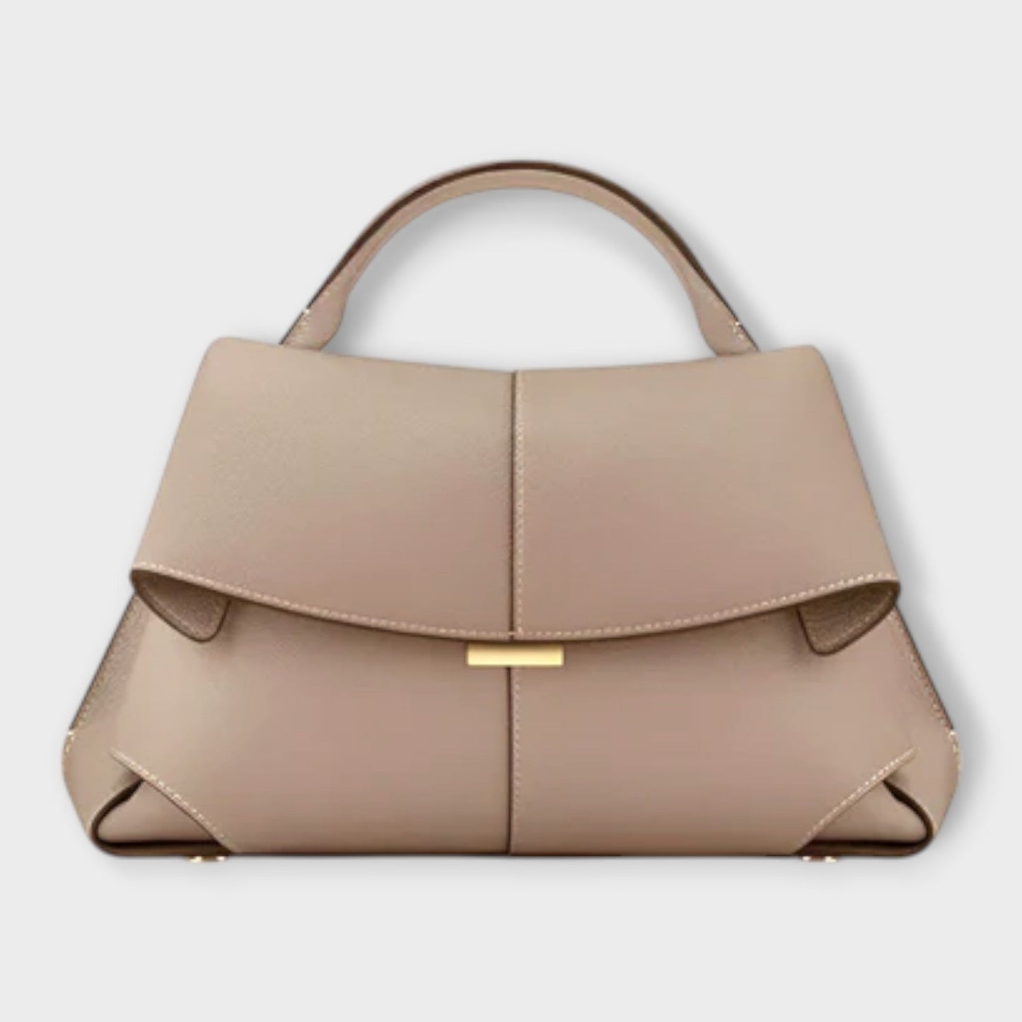 Luxe Geometric Vegan Leather Handbag – Sleek, Sustainable & Stylish