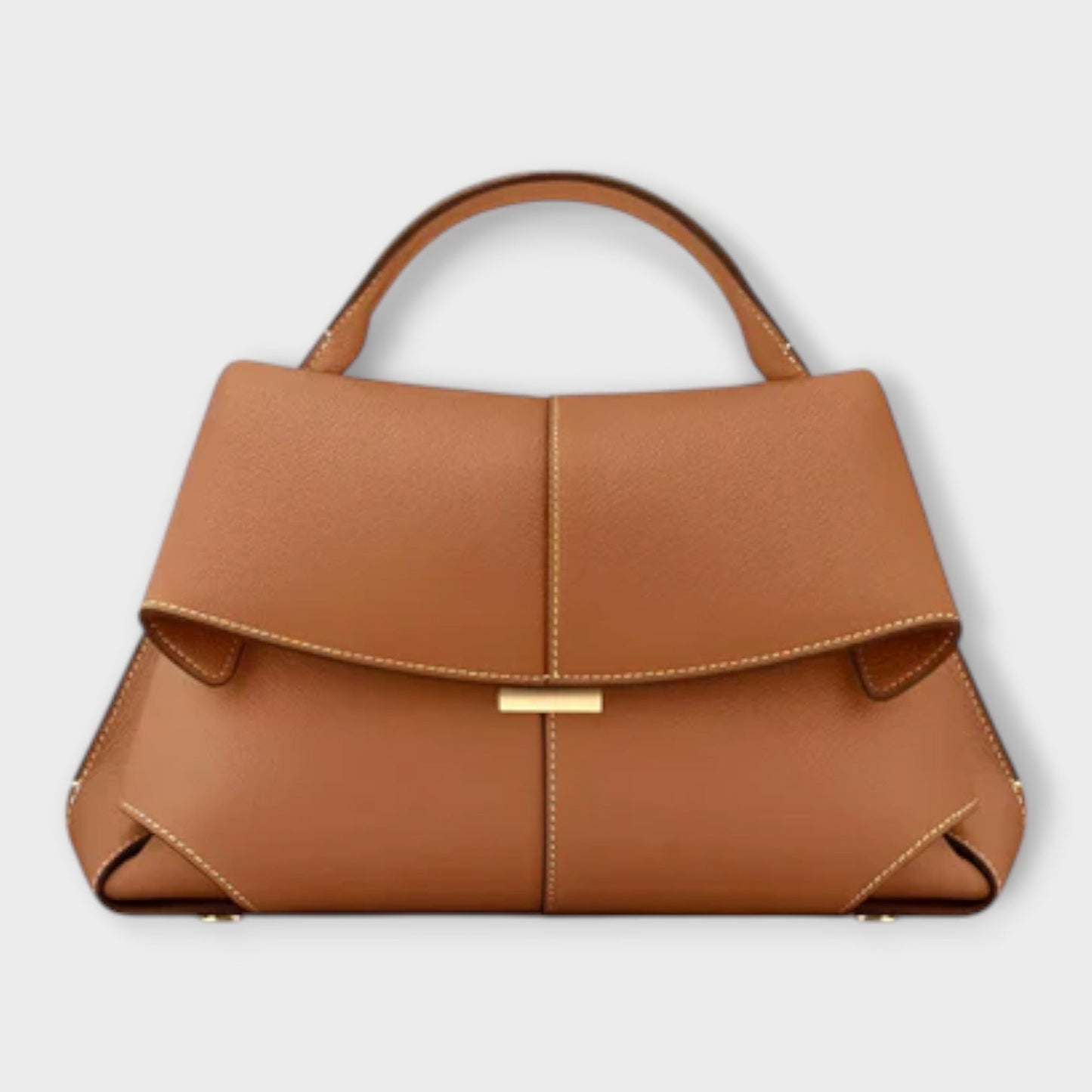Luxe Geometric Vegan Leather Handbag – Sleek, Sustainable & Stylish