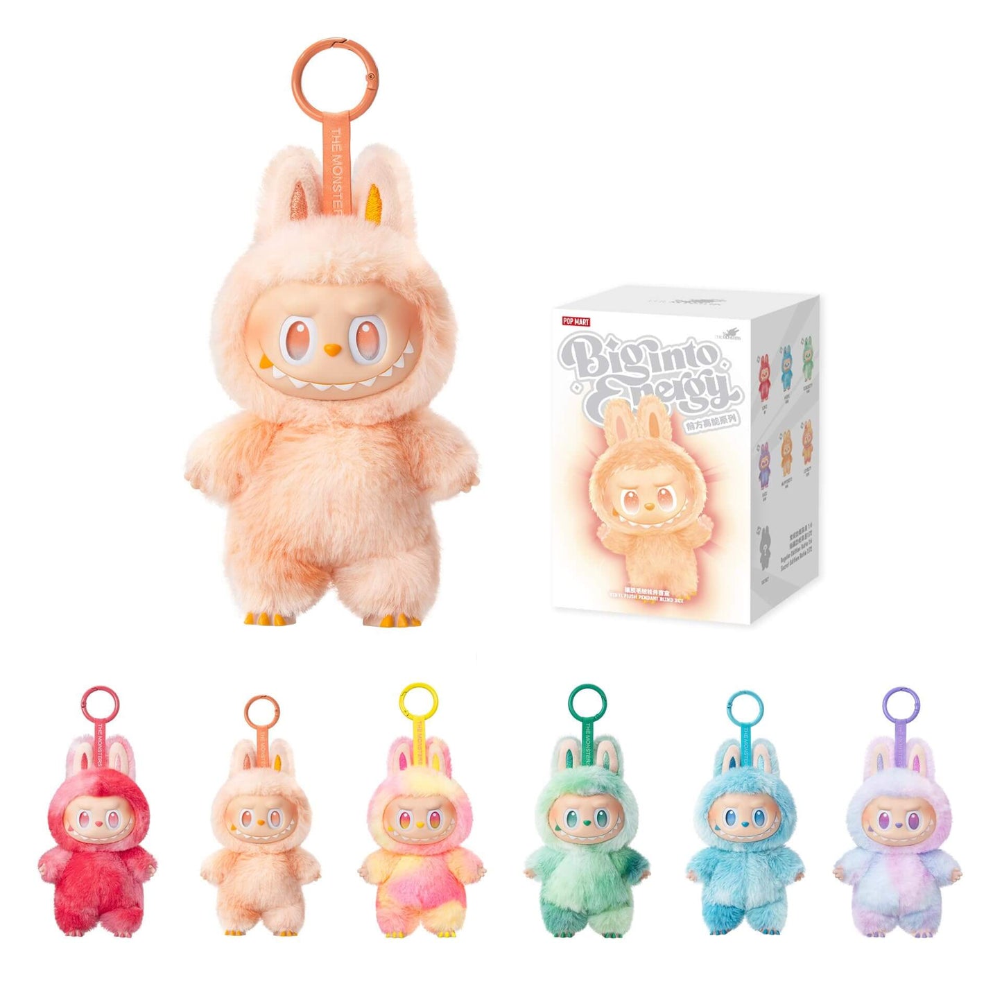 Pop Mart The Monsters – Big into Energy Blind Box | Random Mini Figure by Kasing Lung | Collectible Vinyl Plush Pendant