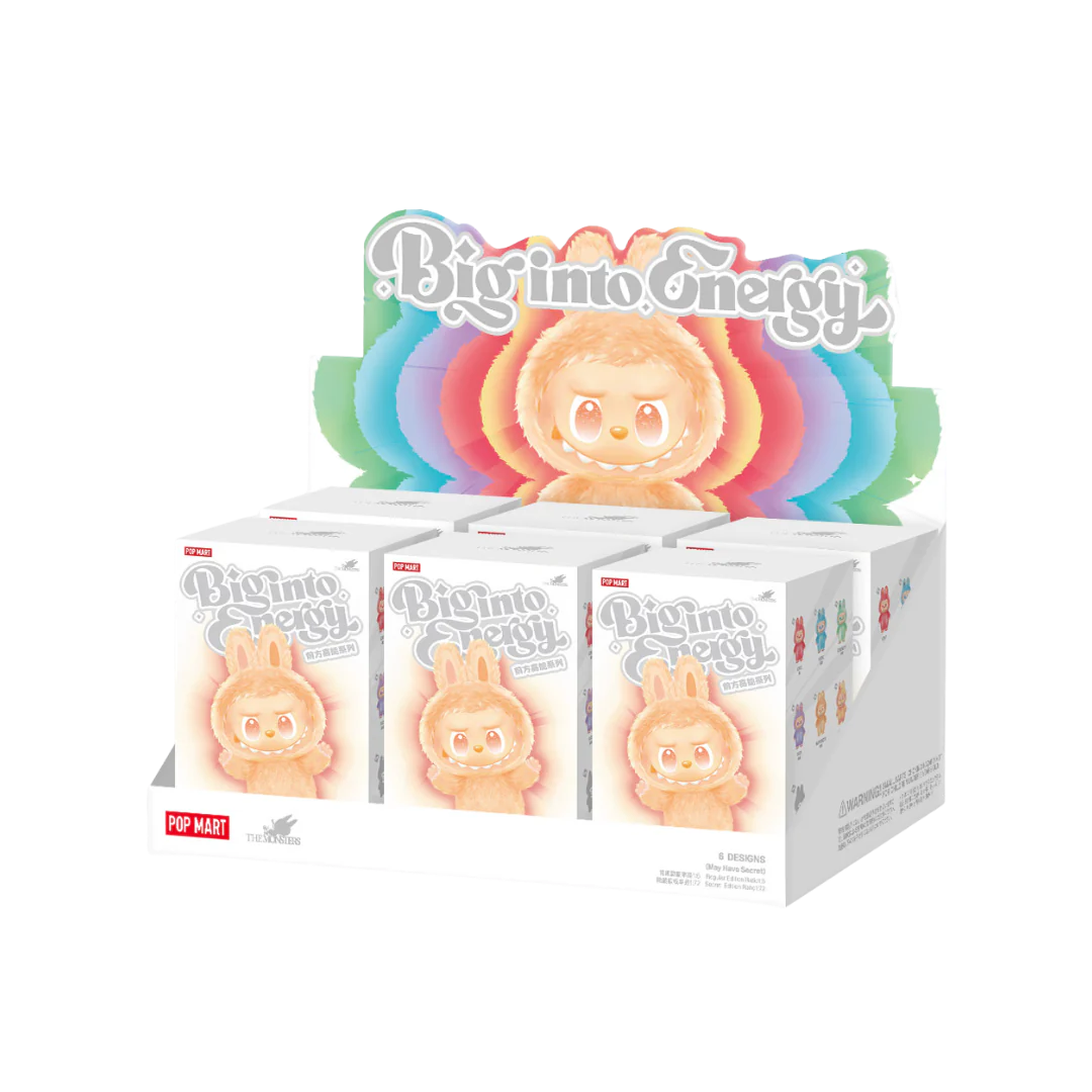 Pop Mart The Monsters – Big into Energy Blind Box | Random Mini Figure by Kasing Lung | Collectible Vinyl Plush Pendant