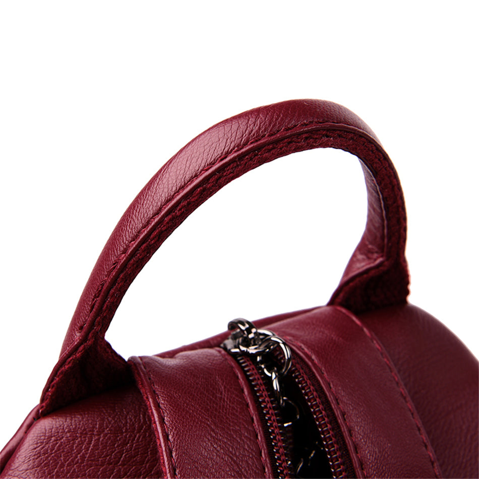 Multi-Way Women’s Backpack & Handbag – Stylish Leather Shoulder Bag for Daily Use