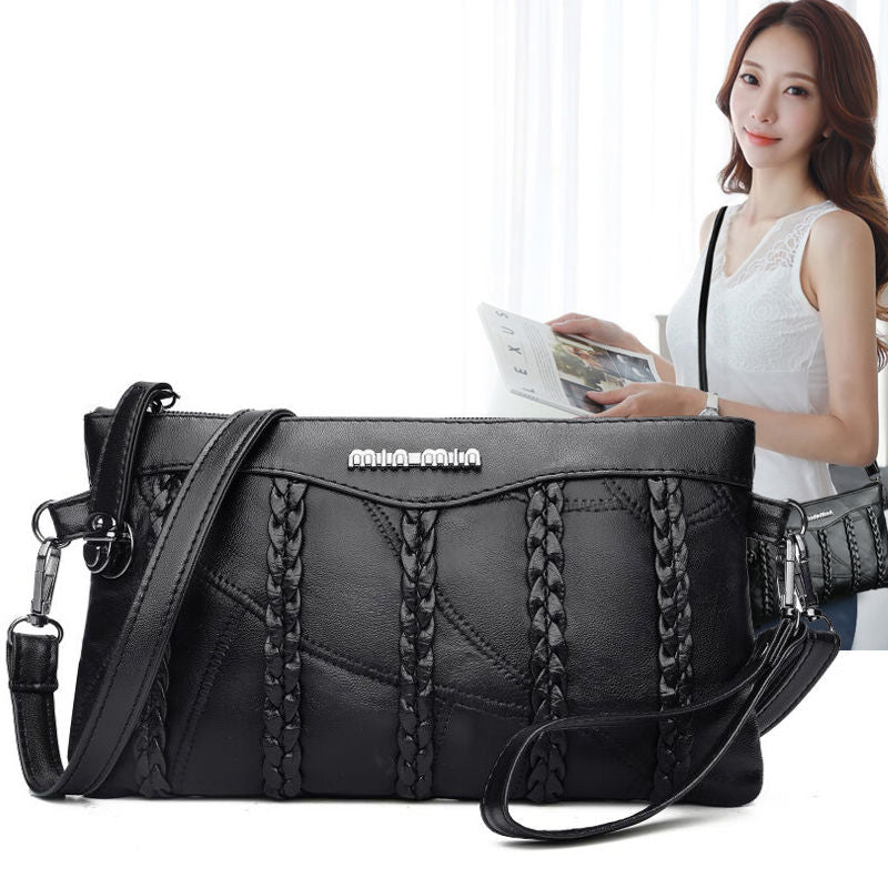 Elegant Women's Shoulder Bag – Compact Clutch with Multiple Pockets