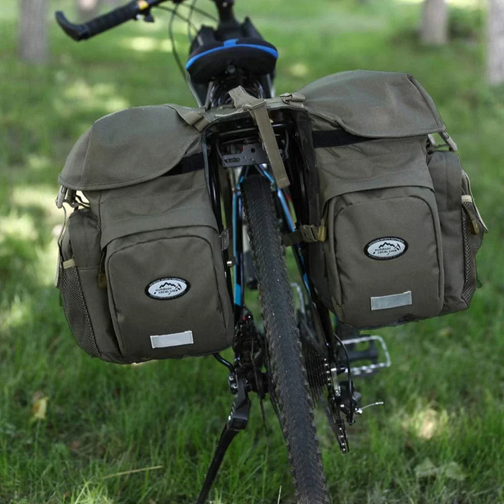 Waterproof Bike Pannier – Double Rear Bag with Large Storage Capacity