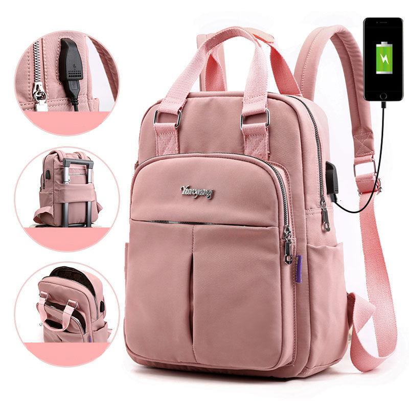 Waterproof Anti-Theft Laptop Backpack with USB Charging Port – Stylish & Secure Travel Bag for Men & Women