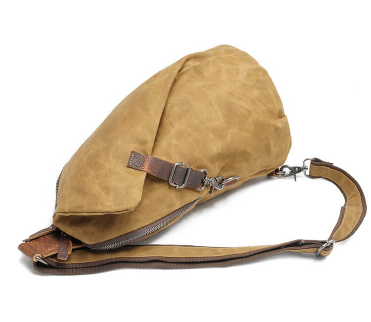 Vintage Canvas Backpack for Men – Waterproof Shoulder Bag with Durable Design