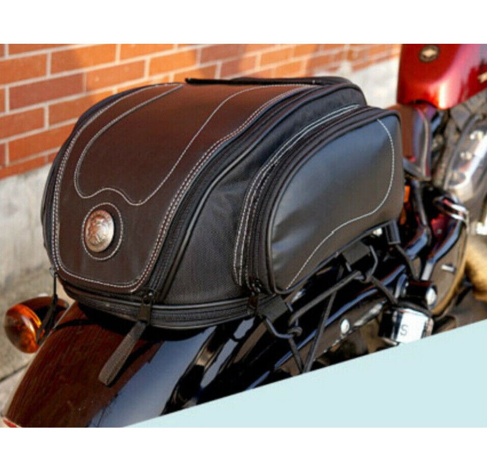 Magnetic Motorcycle Tank Bag – Waterproof PU Leather, Adjustable, Universal Fit