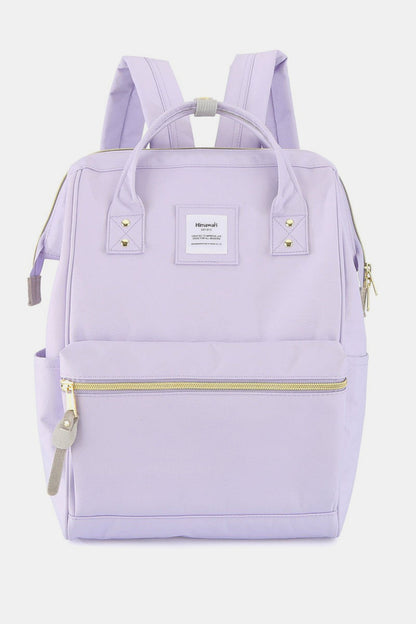 Holly Daze Waterproof Canvas Backpack – Eco-Friendly, Minimalist Japanese Design, Padded Laptop Compartment