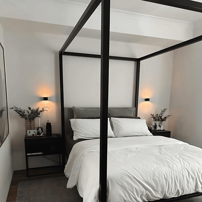 Magnetic Wireless LED Wall Lamp with Motion Sensor – USB Rechargeable, Black Design, 3 Lighting Modes