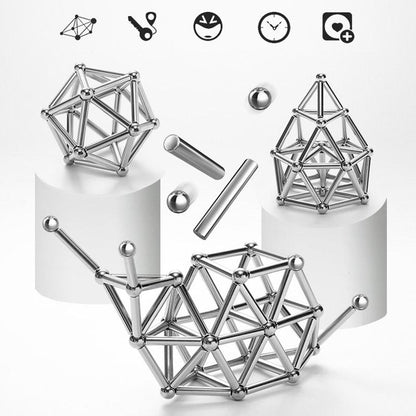 Magnetic Building Blocks Set for Kids – STEM Educational Toy for Creativity & Learning (Ages 3+)