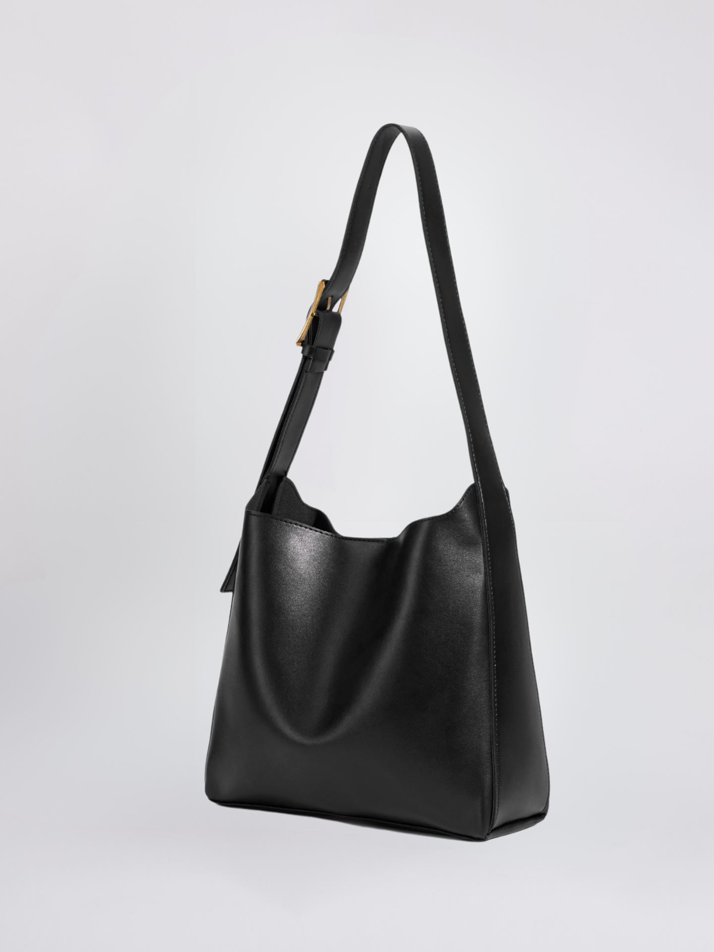 Minimalist Vegan Leather Shoulder Bag