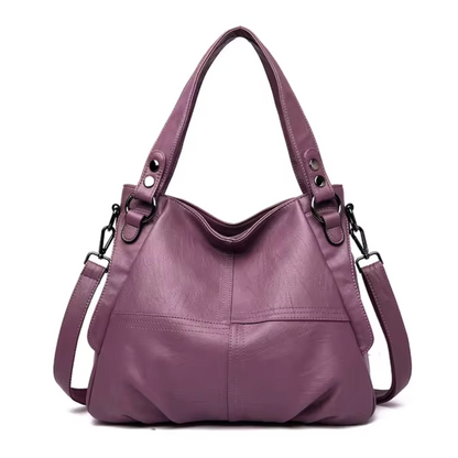 Luxury Leather Shoulder Bag for Women – Elegant Everyday Handbag with Spacious Compartments