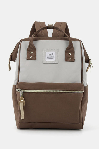 Holly Daze Waterproof Canvas Backpack – Eco-Friendly, Minimalist Japanese Design, Padded Laptop Compartment