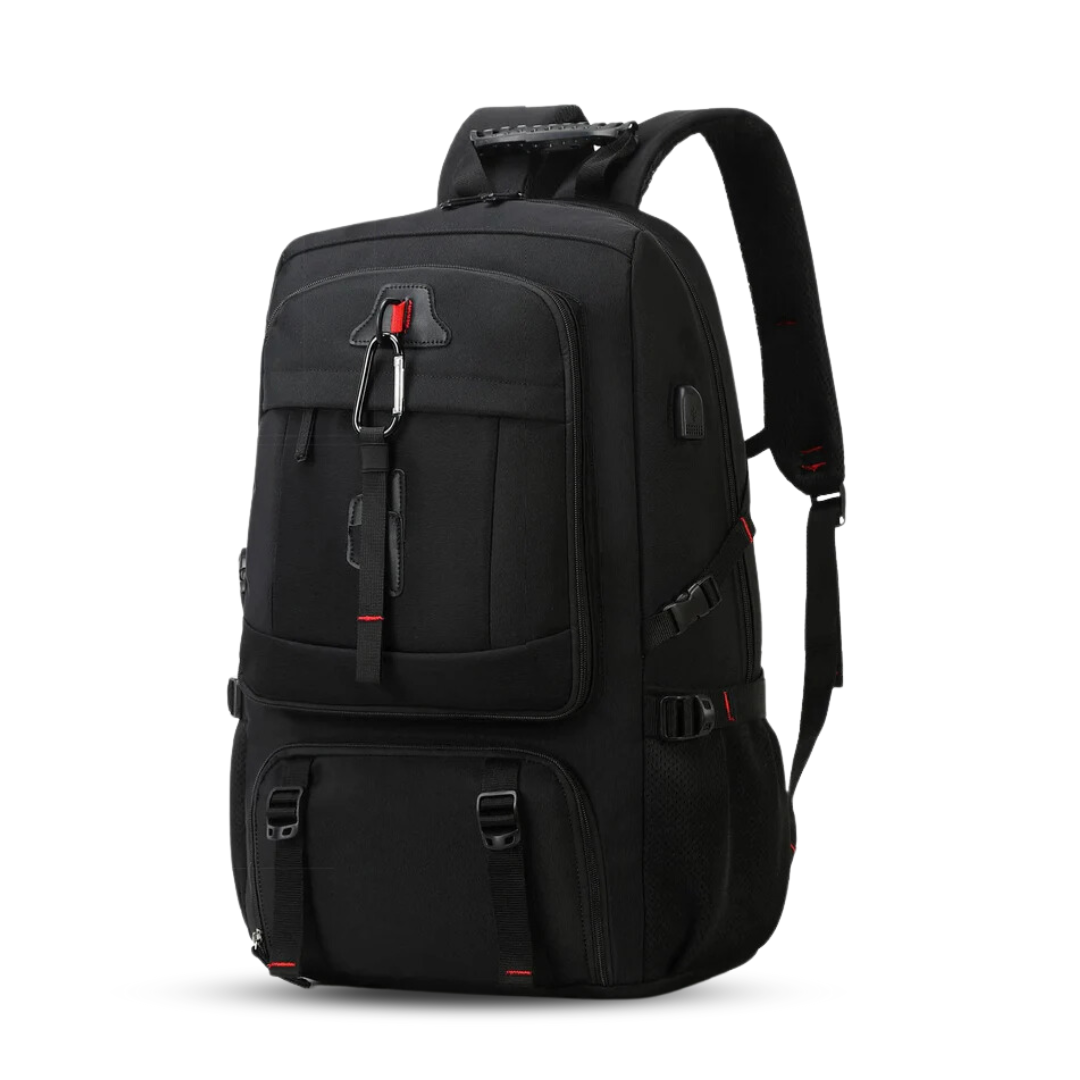 50L Waterproof Travel Backpack – Durable Hiking Rucksack with Rain Cover & Multiple Compartments