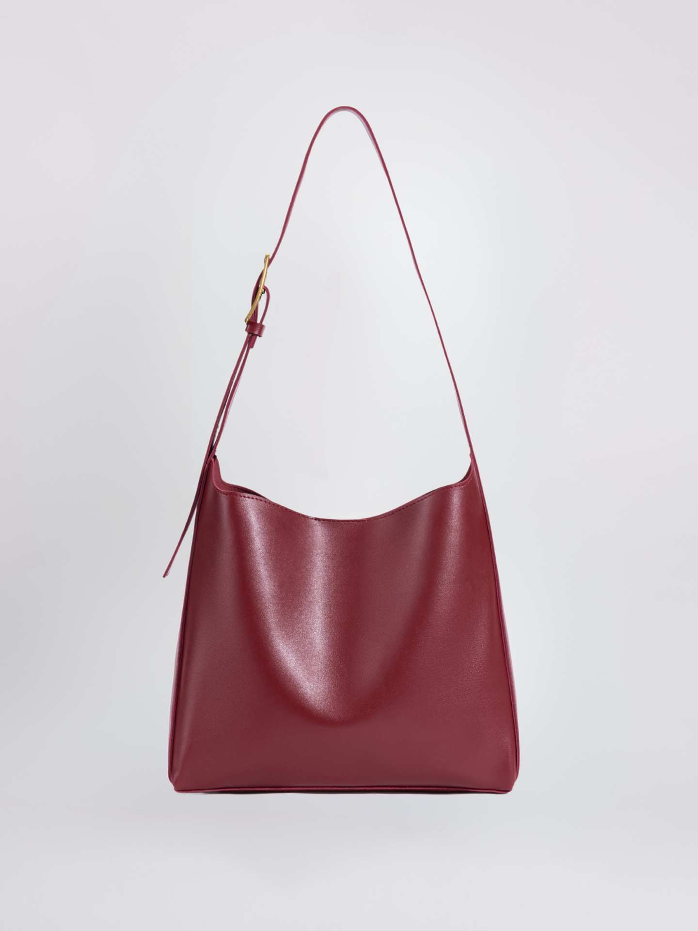 Minimalist Vegan Leather Shoulder Bag