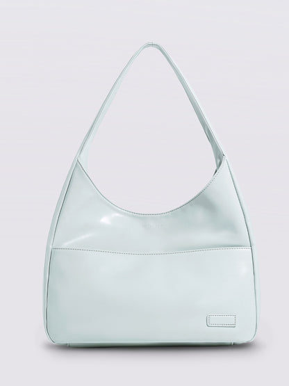 Minimalist Hobo Shoulder Bag – Vegan Leather