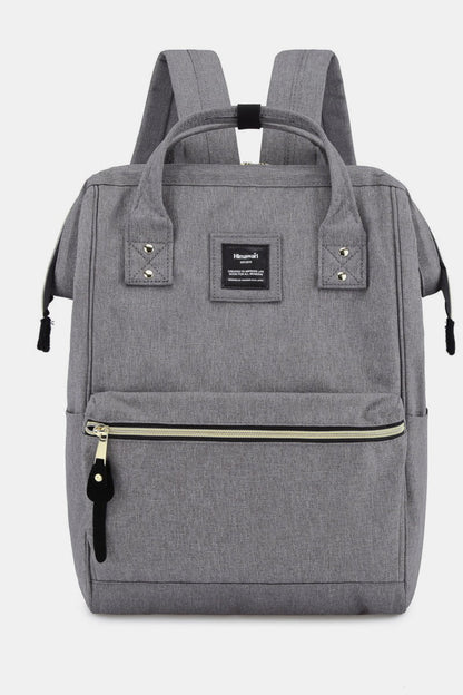 Holly Daze Waterproof Canvas Backpack – Eco-Friendly, Minimalist Japanese Design, Padded Laptop Compartment