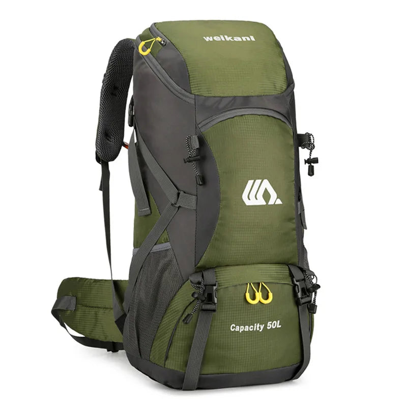 50L Waterproof Hiking Backpack – Ergonomic, Water-Resistant Daypack for Travel & Outdoor Adventures