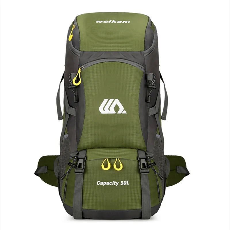 50L Waterproof Hiking Backpack – Ergonomic, Water-Resistant Daypack for Travel & Outdoor Adventures