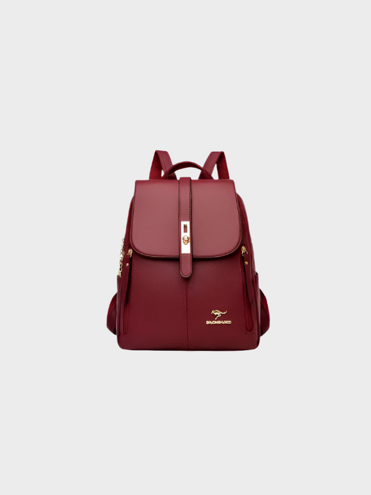 Ava Anti-Theft Women's Backpack – PU Leather RFID Backpack with Hidden Zippers & Multiple Compartments