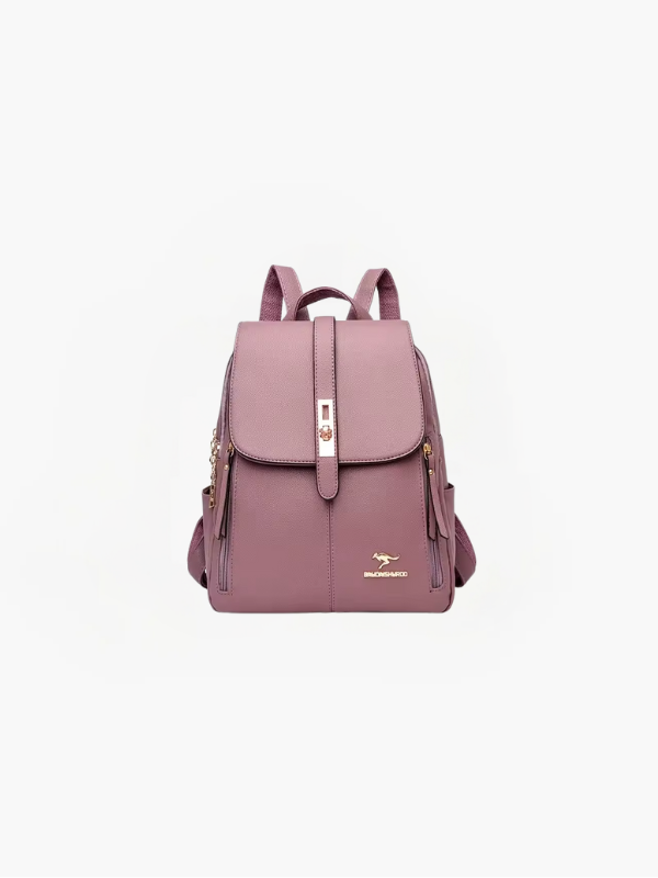 Ava Anti-Theft Women's Backpack – PU Leather RFID Backpack with Hidden Zippers & Multiple Compartments