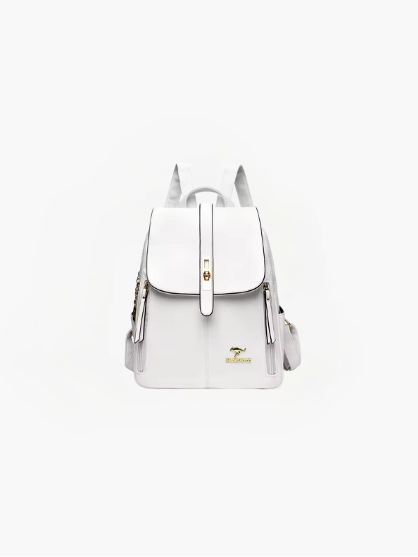 Ava Anti-Theft Women's Backpack – PU Leather RFID Backpack with Hidden Zippers & Multiple Compartments