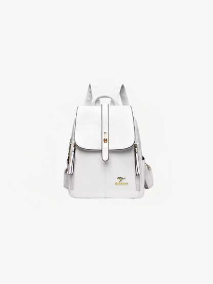 Ava Anti-Theft Women's Backpack – PU Leather RFID Backpack with Hidden Zippers & Multiple Compartments