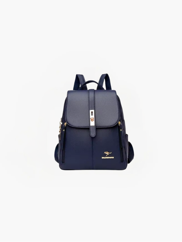 Ava Anti-Theft Women's Backpack – PU Leather RFID Backpack with Hidden Zippers & Multiple Compartments