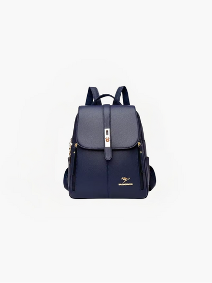 Ava Anti-Theft Women's Backpack – PU Leather RFID Backpack with Hidden Zippers & Multiple Compartments