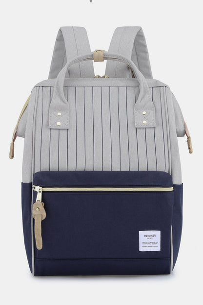 Holly Daze Waterproof Canvas Backpack – Eco-Friendly, Minimalist Japanese Design, Padded Laptop Compartment