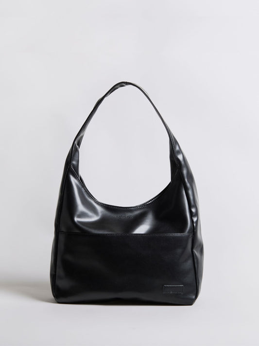 Minimalist Hobo Shoulder Bag – Vegan Leather
