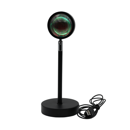 Sunset Projection Lamp – 360° Rotating LED Mood Light for Bedroom, Living Room & Photography | USB-Powered, Adjustable Angle
