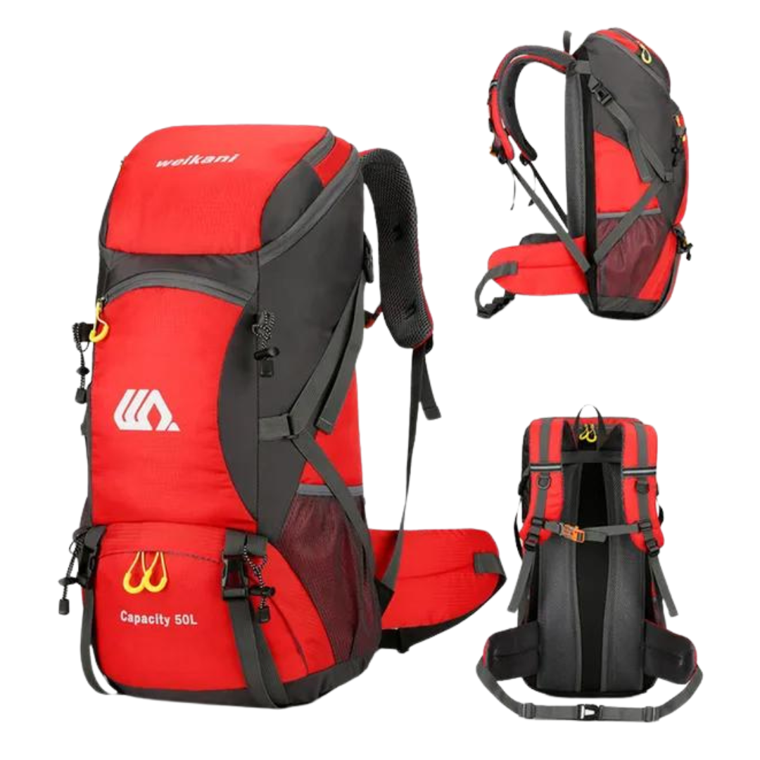 50L Waterproof Hiking Backpack – Ergonomic, Water-Resistant Daypack for Travel & Outdoor Adventures