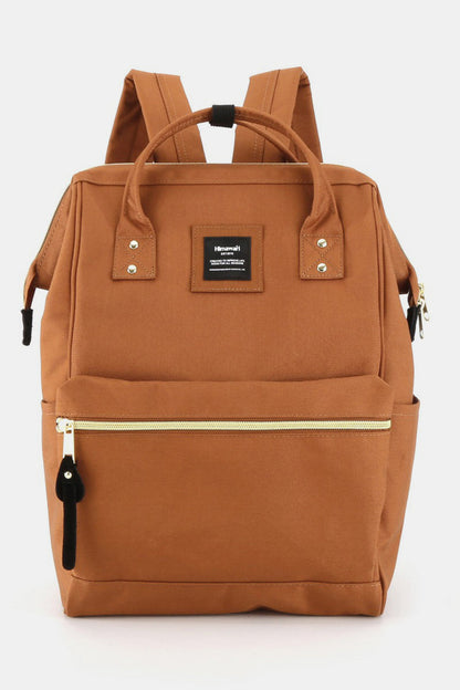 Holly Daze Waterproof Canvas Backpack – Eco-Friendly, Minimalist Japanese Design, Padded Laptop Compartment