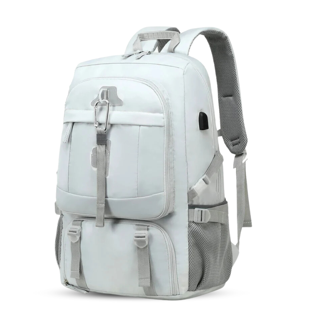 50L Waterproof Travel Backpack – Durable Hiking Rucksack with Rain Cover & Multiple Compartments
