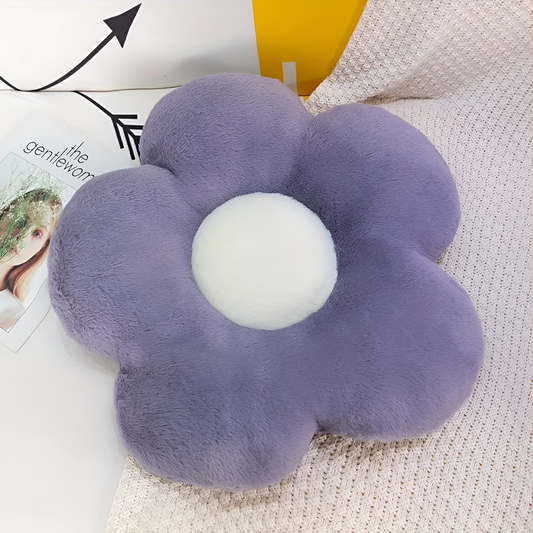 Plush Flower Cushion – Soft Floral Throw Pillow in Vibrant Colors for Home & Kids Room Décor