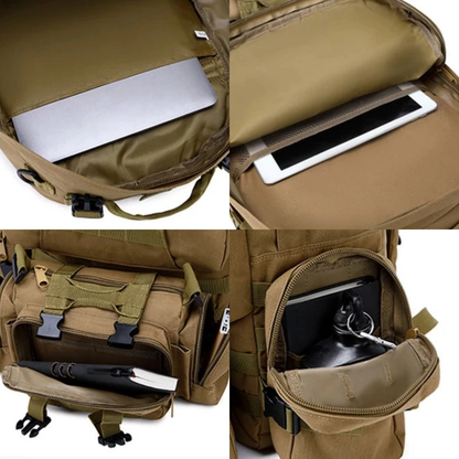 50L Military Tactical Backpack – Waterproof, Durable, and Spacious for Outdoor Adventures