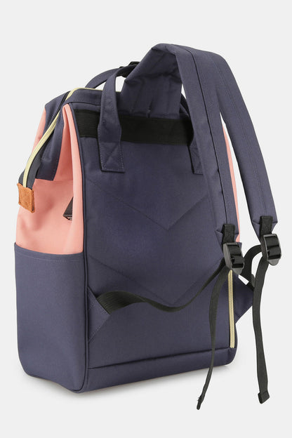 Holly Daze Waterproof Canvas Backpack – Eco-Friendly, Minimalist Japanese Design, Padded Laptop Compartment