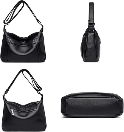 Women’s Leather Shoulder Bag – Spacious & Stylish Vegan Leather Handbag