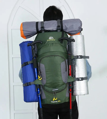 Waterproof 70L Hiking Backpack – Lightweight Outdoor Travel & Camping Rucksack