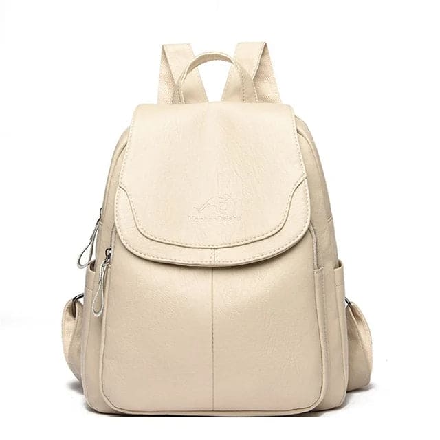Elegant PU Leather Women's Backpack – Stylish, Spacious & Water-Resistant