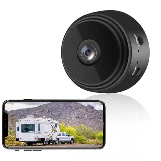 Wireless HD Rearview Camera for RVs, Trucks & Trailers – 720P, Night Vision, Magnetic Mount, iOS & Android Compatible