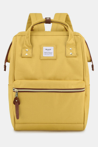 Holly Daze Waterproof Canvas Backpack – Eco-Friendly, Minimalist Japanese Design, Padded Laptop Compartment