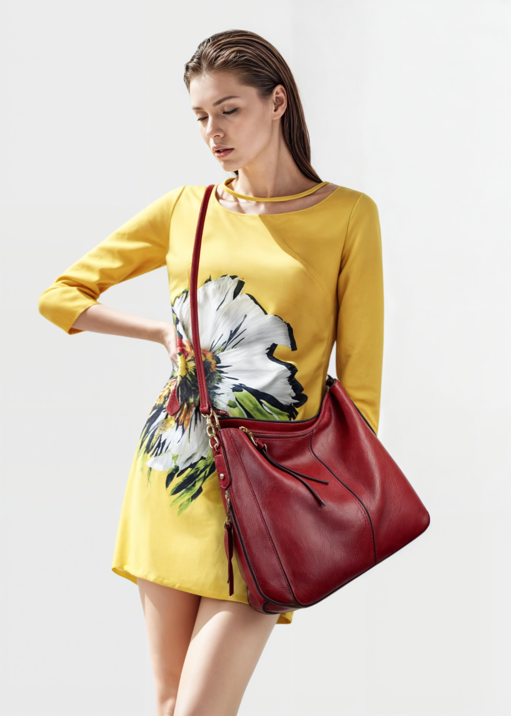 Ersilia Luxe Women's Leather Tote – Spacious, Stylish & Durable Handbag for Work & Everyday Use
