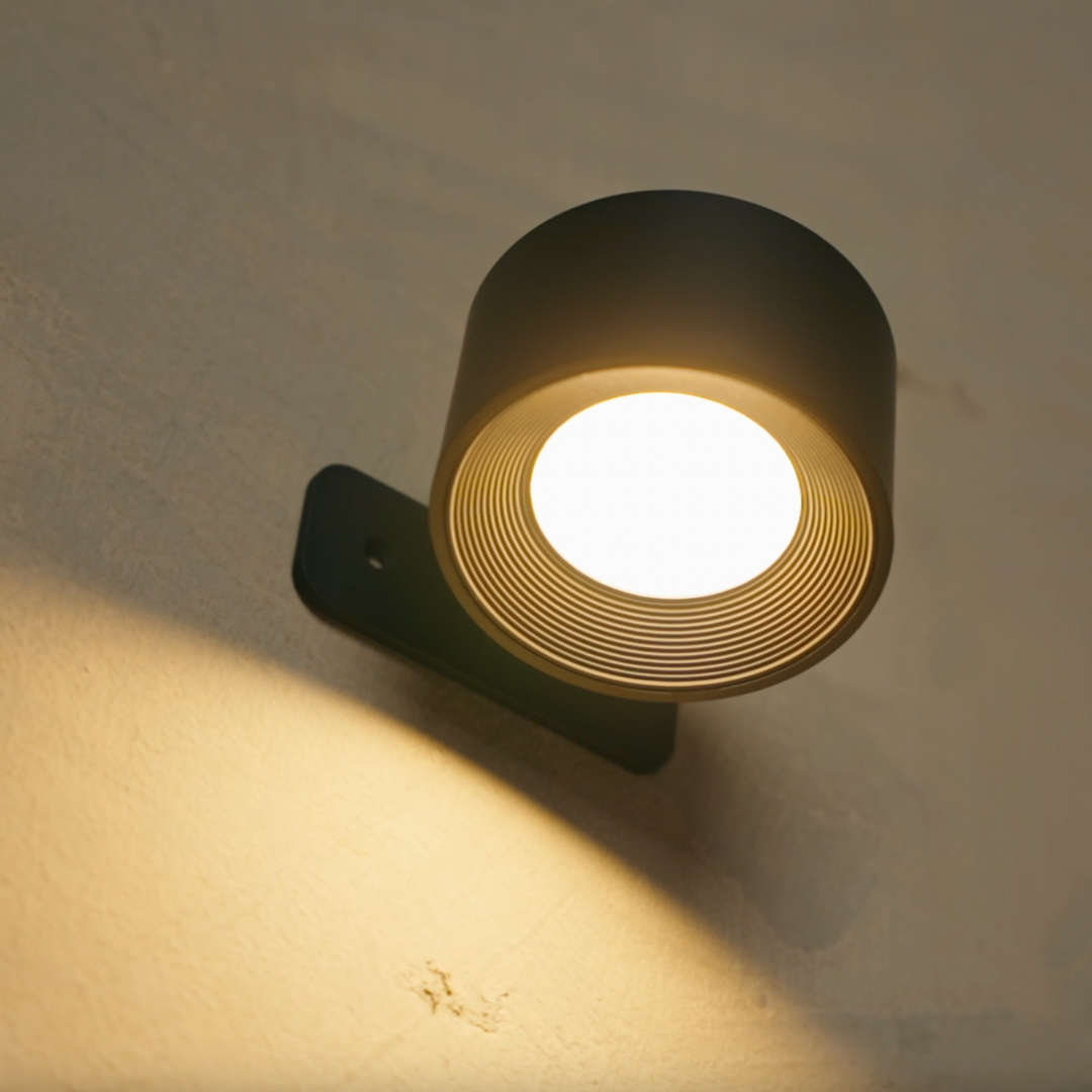 Magnetic LED Wall Lamp – USB Rechargeable, Dimmable, Touch Control, Warm Light – Modern Minimalist Design