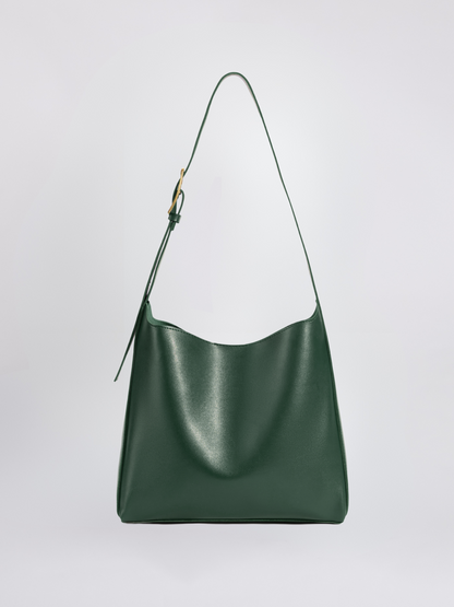 Minimalist Vegan Leather Shoulder Bag
